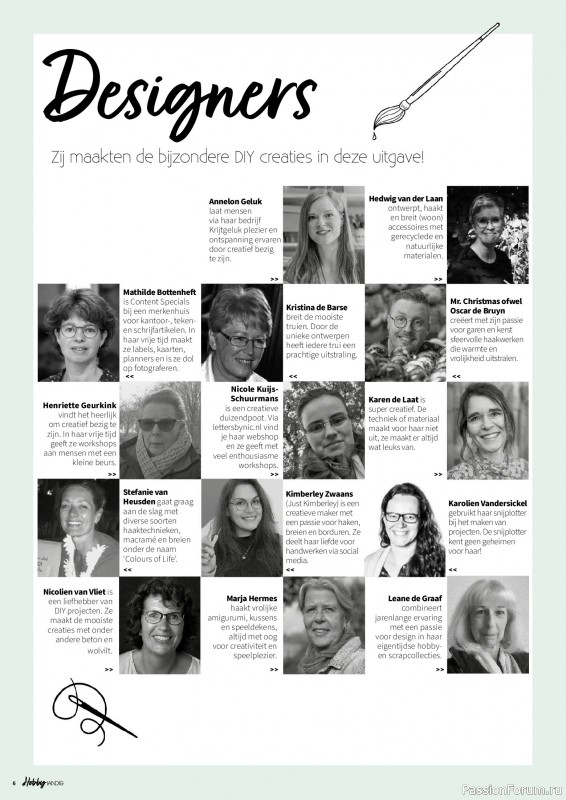 Коллекция проектов для рукодельниц в журнале «HobbyHandig №257 2025»