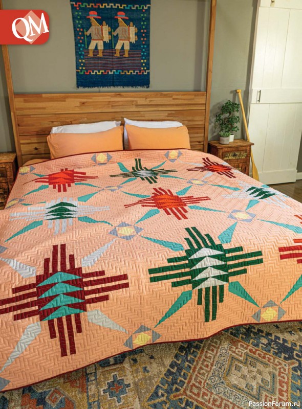 Коллекция проектов для рукодельниц в журнале «Quiltmaker №221 2025»