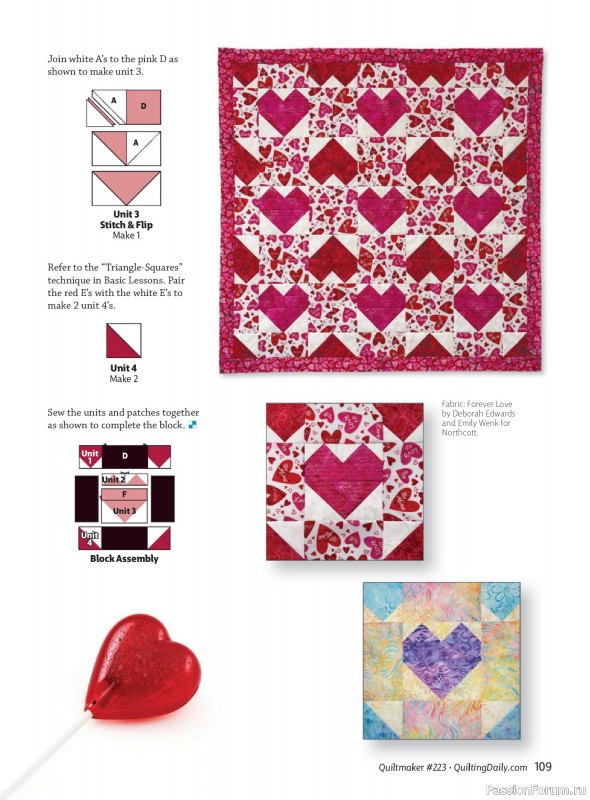 Коллекция проектов для рукодельниц в журнале «Quiltmaker - Winter 2026»