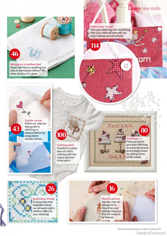 Коллекция вышивки в журнале «Cross Stitch Collection - The Ultimate Alphabets 2026»