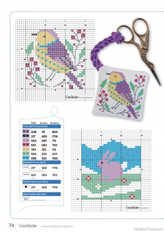 Коллекция вышивки в журнале &laquo;CrossStitcher №433 2026&raquo;