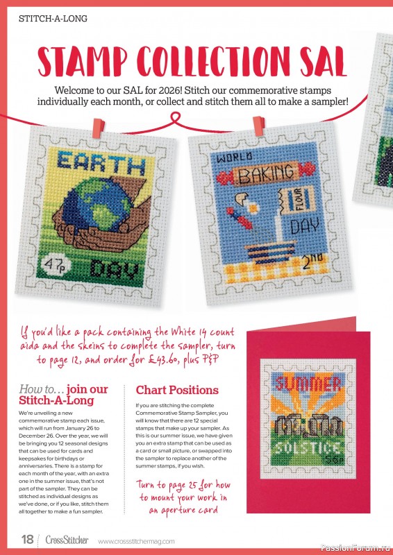 Коллекция вышивки в журнале &laquo;CrossStitcher №436 2026&raquo;