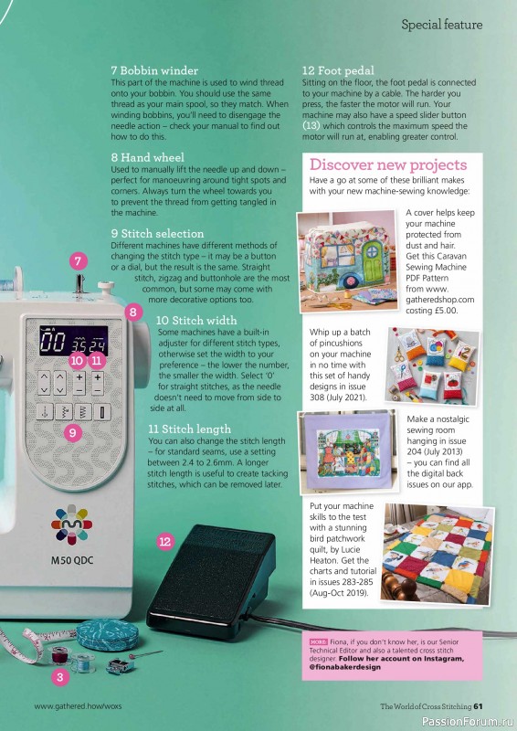 Коллекция вышивки в журнале &laquo;The World of Cross Stitching №371 2026&raquo;