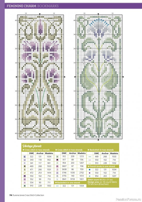 Коллекция вышивки в журнале &laquo;Ultimate Cross Stitch Collection - Durene Jones 2026&raquo;. Часть 1