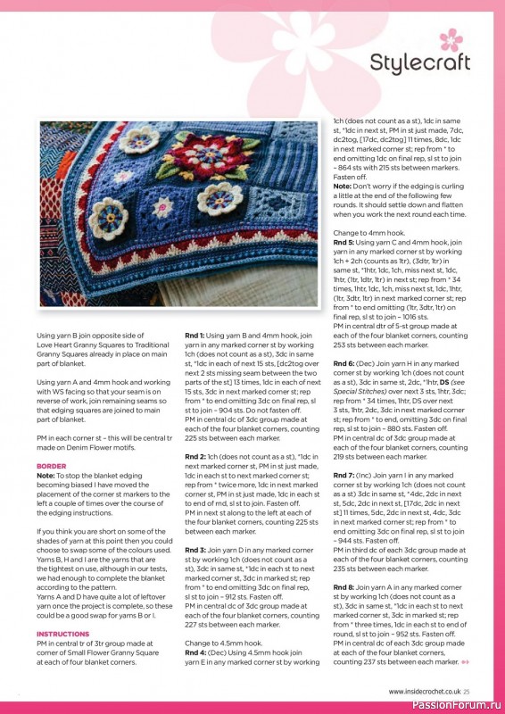 Вязаные модели крючком в журнале «Inside Crochet №145 2022»