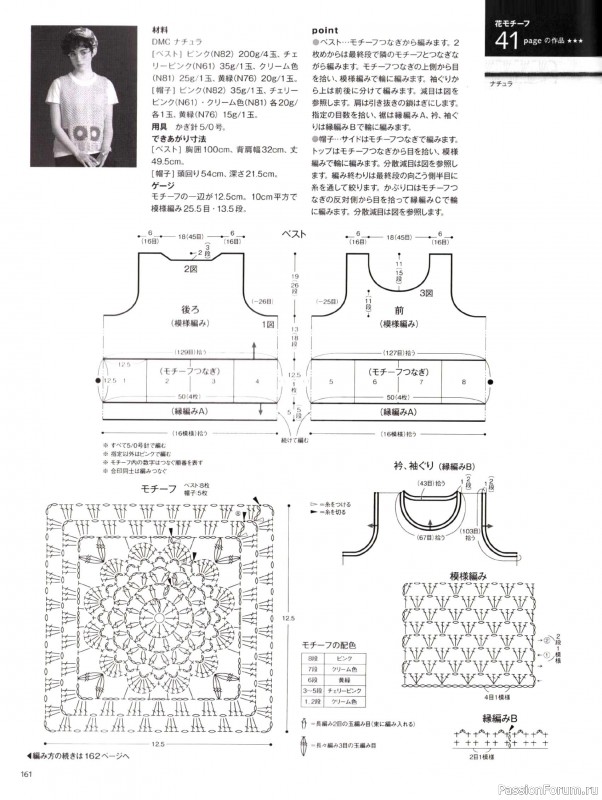 Вязаные модели в журнале &laquo;Keito Dama №205 - Spring 2025&raquo;. Продолжение