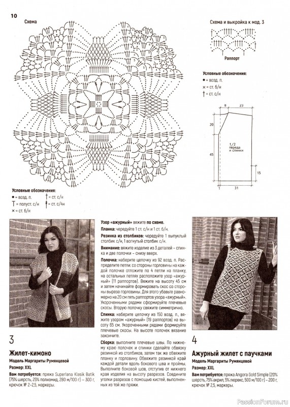 Вязаные модели в журнале «Вязаная одежда для солидных дам №4 2023»
