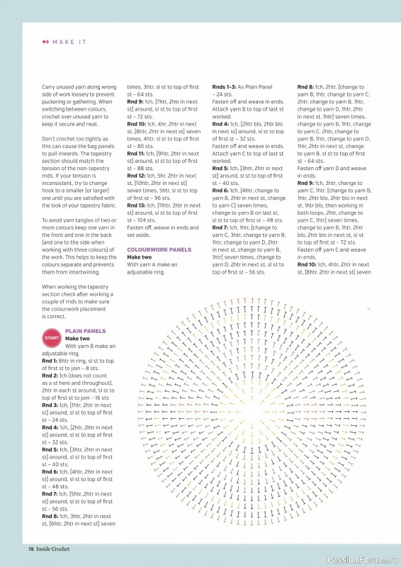 Вязаные проекты крючком в журнале &laquo;Inside Crochet №185 2025&raquo;