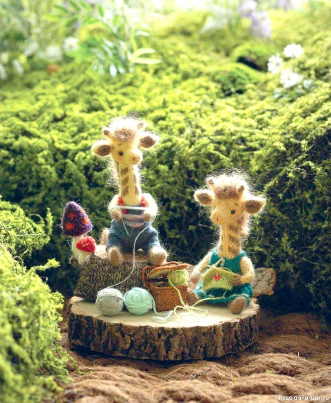 Вязаные проекты в книге &laquo;Шарнирные игрушки на спицах&raquo;. Продолжение
