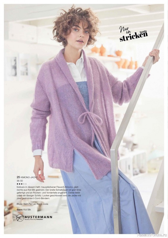 Вязаные проекты в журнале «Burda Stricken №1 2026»