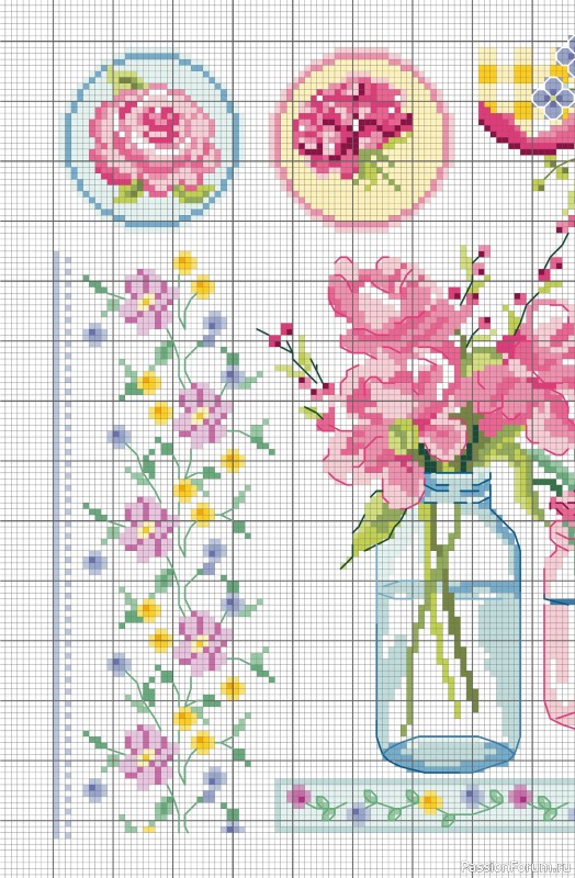 Коллекция проектов для рукодельниц в журнале &laquo;A Punto Croce Fiori - Marzo 2026&raquo;