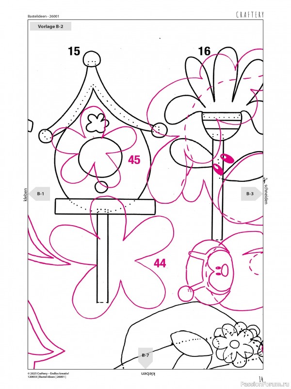 Коллекция проектов для рукодельниц в журнале «Bastel-Ideen №1 2026»