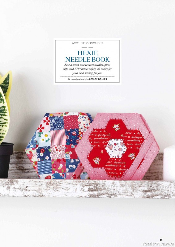 Коллекция проектов для рукодельниц в журнале «Todays Quilter №130 2025»