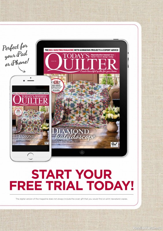 Коллекция проектов для рукодельниц в журнале «Todays Quilter №135 2025»