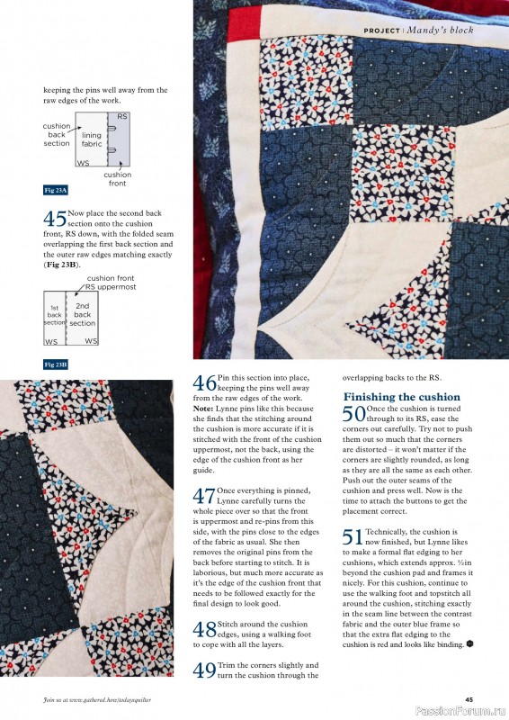 Коллекция проектов для рукодельниц в журнале «Todays Quilter №137 2025»