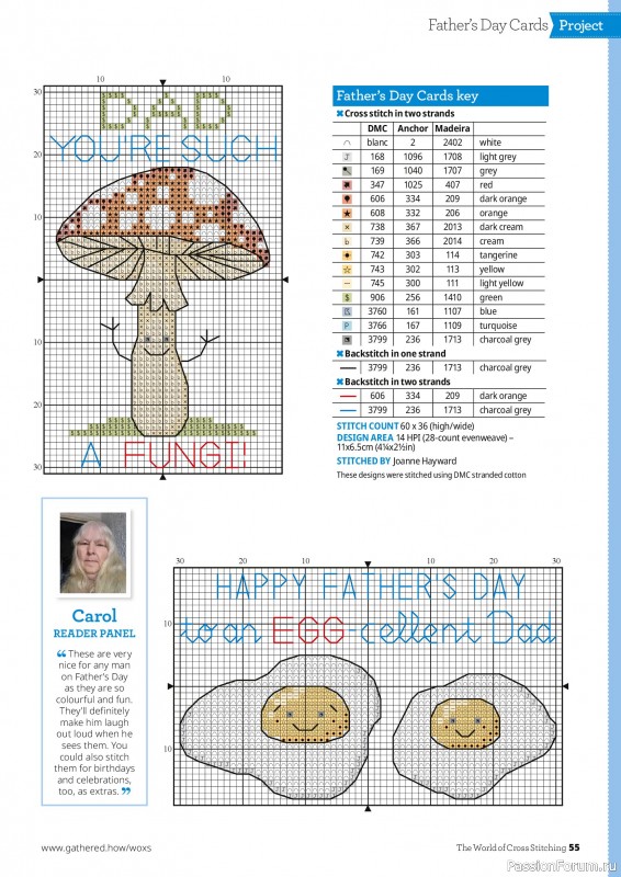 Коллекция вышивки в журнале &laquo;The World of Cross Stitching №372 2026&raquo;