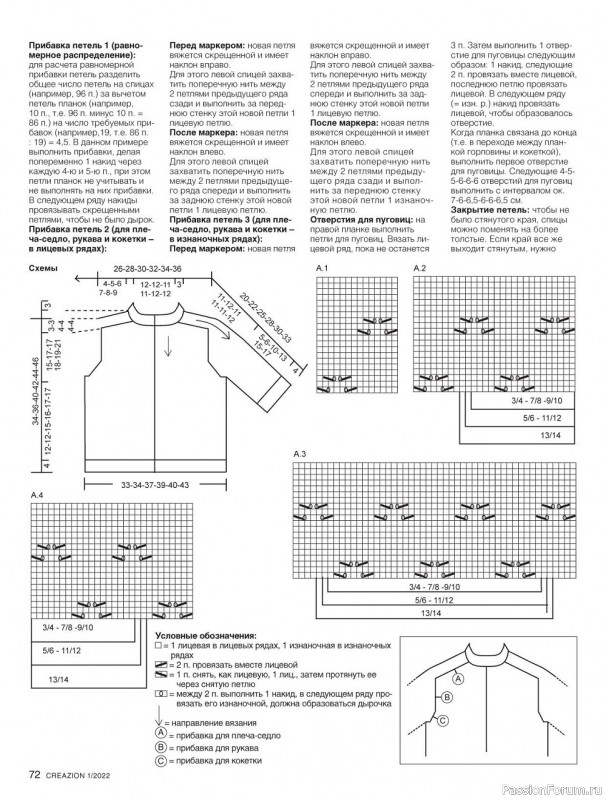 Вязаные модели для всей семьи в журнале "Creazion №1 2022"