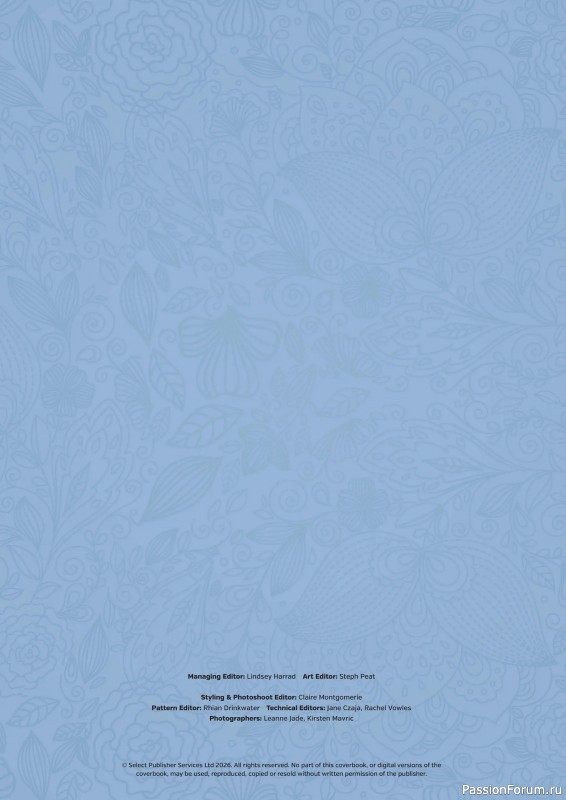 Вязаные проекты крючком в журнале &laquo;Inside Crochet №189 2026&raquo;