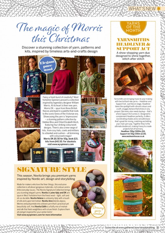 Вязаные проекты крючком в журнале «Simply Knitting №270 2025»