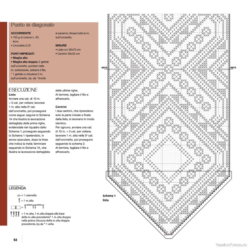 Вязаные проекты крючком в журнале «Uncinetto Manuale Filet №8 2022»