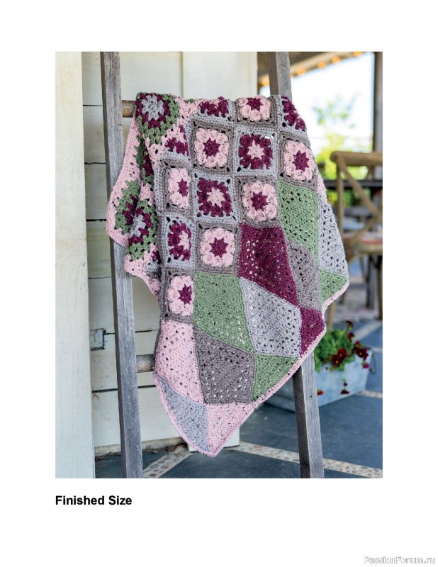Вязаные проекты в книге «Crochet Modular Blankets». Продолжение