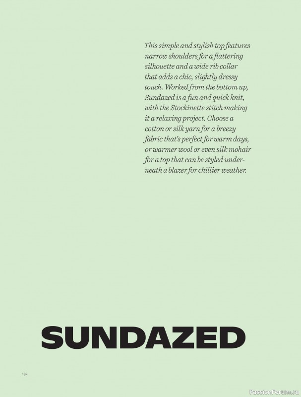 Вязаные проекты в книге &laquo;Knits to Wear&raquo;. Продолжение