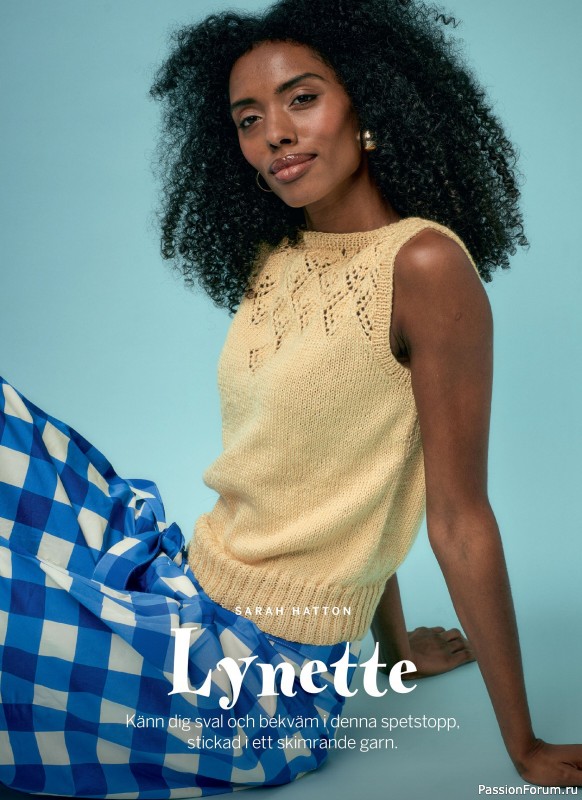 Вязаные проекты в журнале &laquo;Inspirerande handarbete - April 2026&raquo;