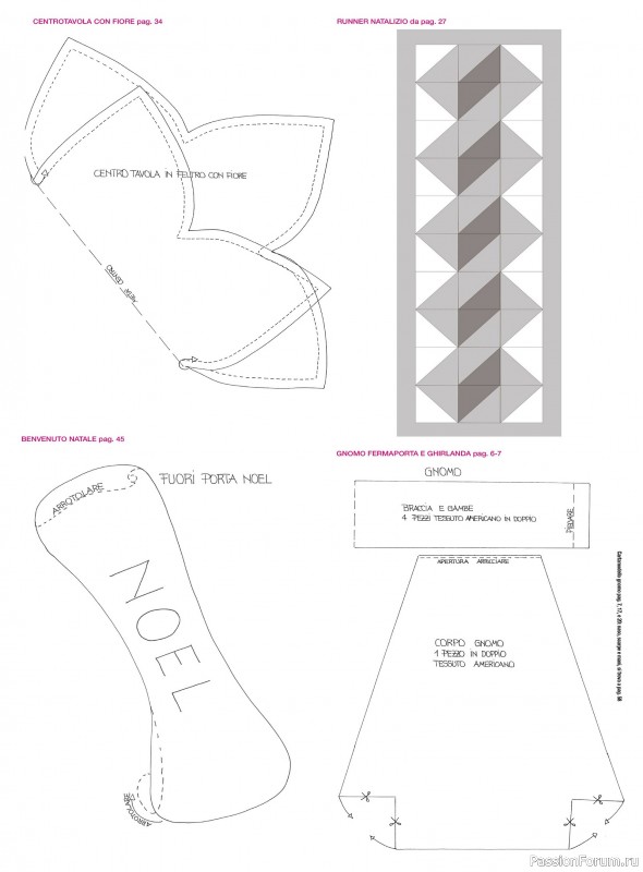 Коллекция проектов для рукодельниц в журнале «I Love Cucito Speciale №6 2025-2026 Natale»