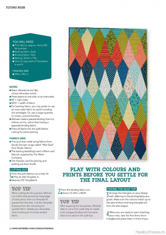 Коллекция проектов для рукодельниц в журнале «Love Patchwork & Quilting №149 2025»