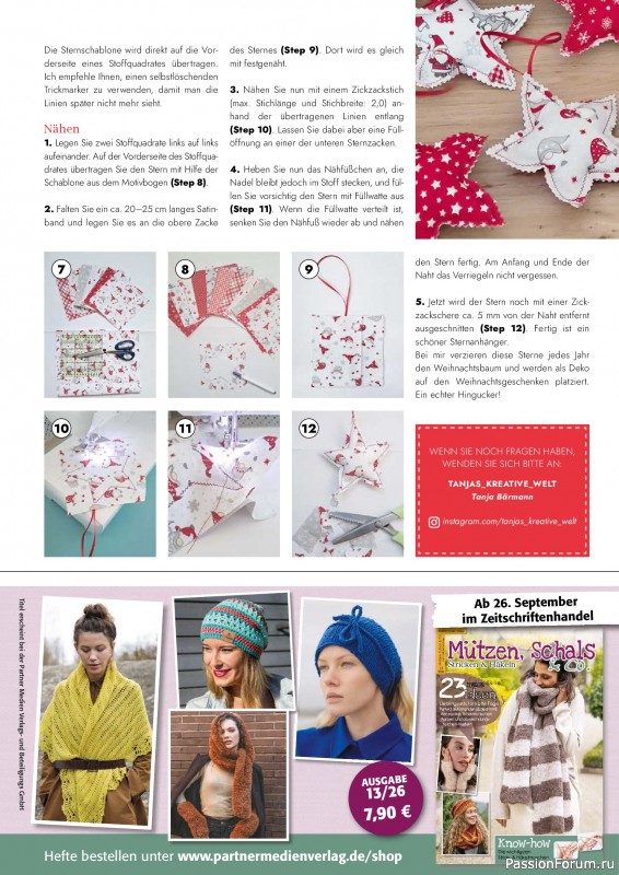 Коллекция проектов для рукодельниц в журнале «Nähen & Patchwork №6 2026»