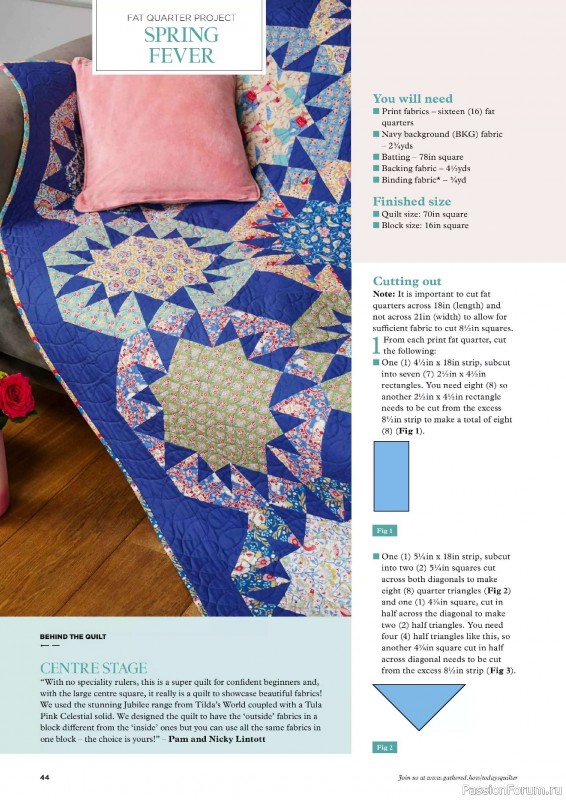 Коллекция проектов для рукодельниц в журнале «Todays Quilter №126 2025»