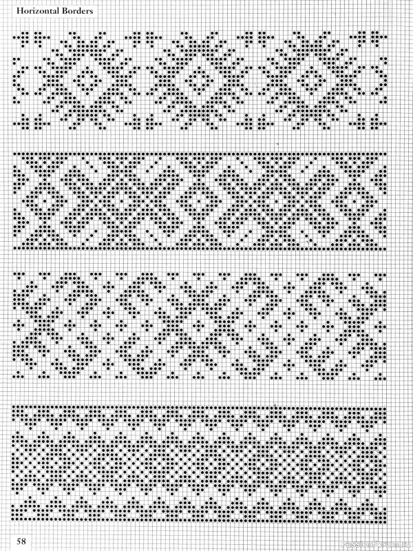 Коллекция узоров в книге «Charts for Colour Knitting»