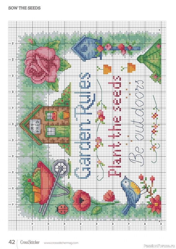 Коллекция вышивки в журнале «CrossStitcher №383 2022»