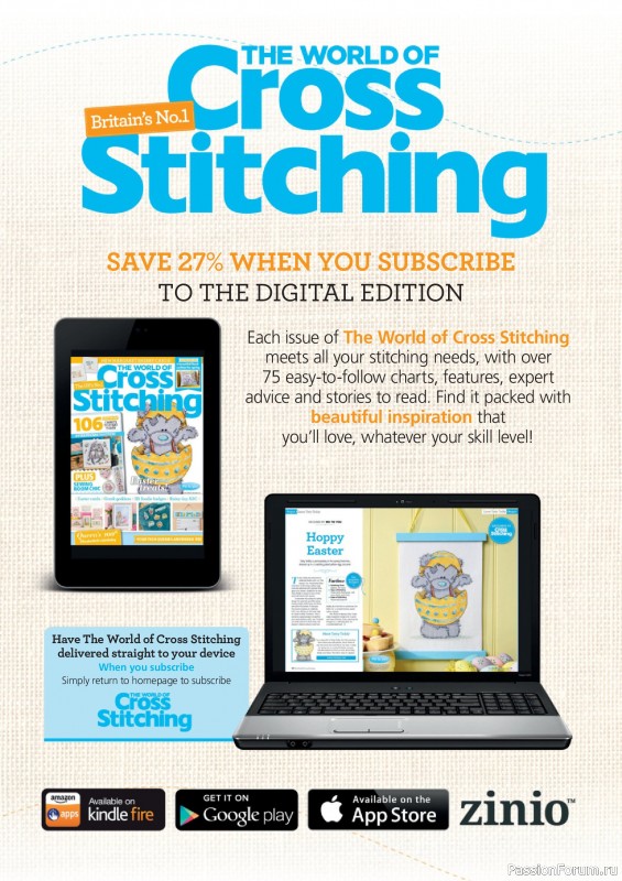 Коллекция вышивки в журнале &laquo;The World of Cross Stitching №370 2026&raquo;