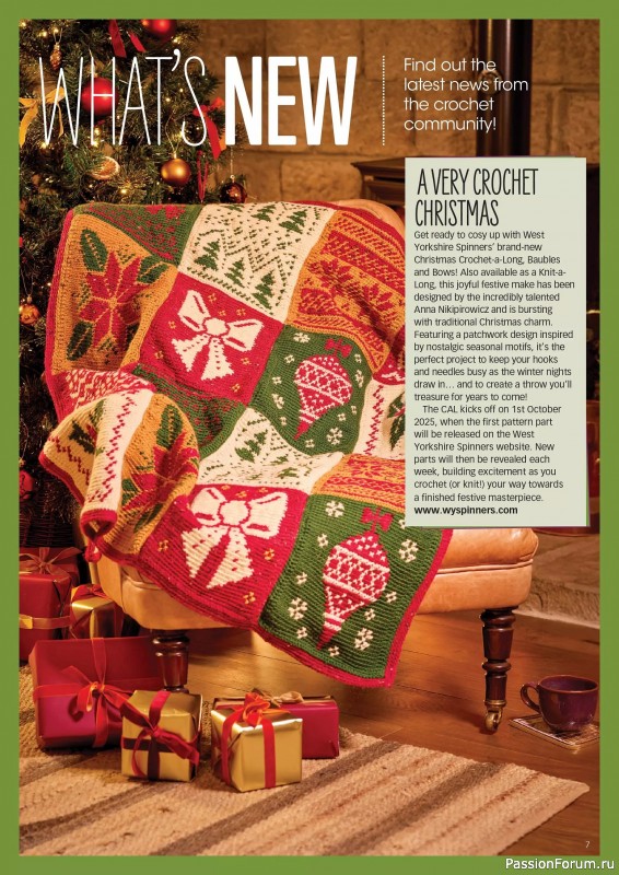 Вязаные проекты крючком в журнале «Crochet Now №126 2025»