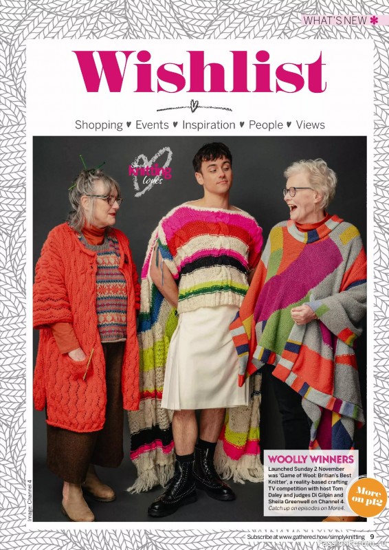 Вязаные проекты в журнале «Simply Knitting №271 2025»