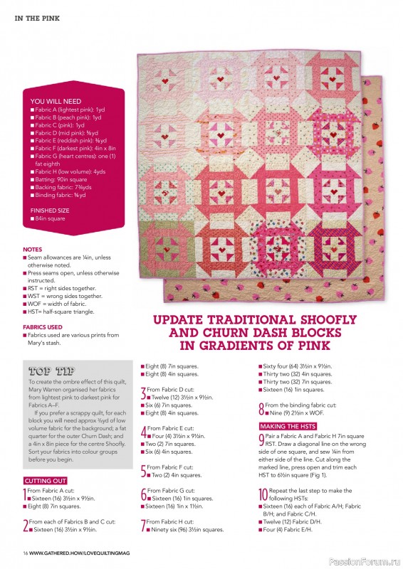 Коллекция проектов для рукодельниц в журнале &laquo;Love Patchwork & Quilting №160 2026&raquo;