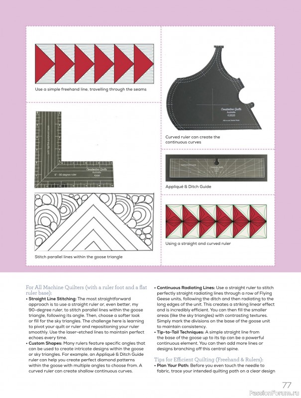 Коллекция проектов для рукодельниц в журнале «Quilters Companion №135 2025»