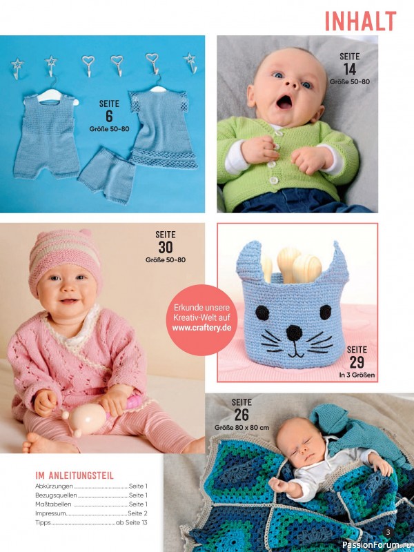 Вязаные модели для детей в журнале &laquo;Baby Maschenmode BM013 2026&raquo;