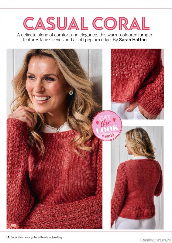 Вязаные проекты крючком в журнале «Simply Knitting №264 2025»