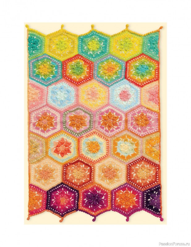 Вязаные проекты в книге «Crochet Modular Blankets». Продолжение