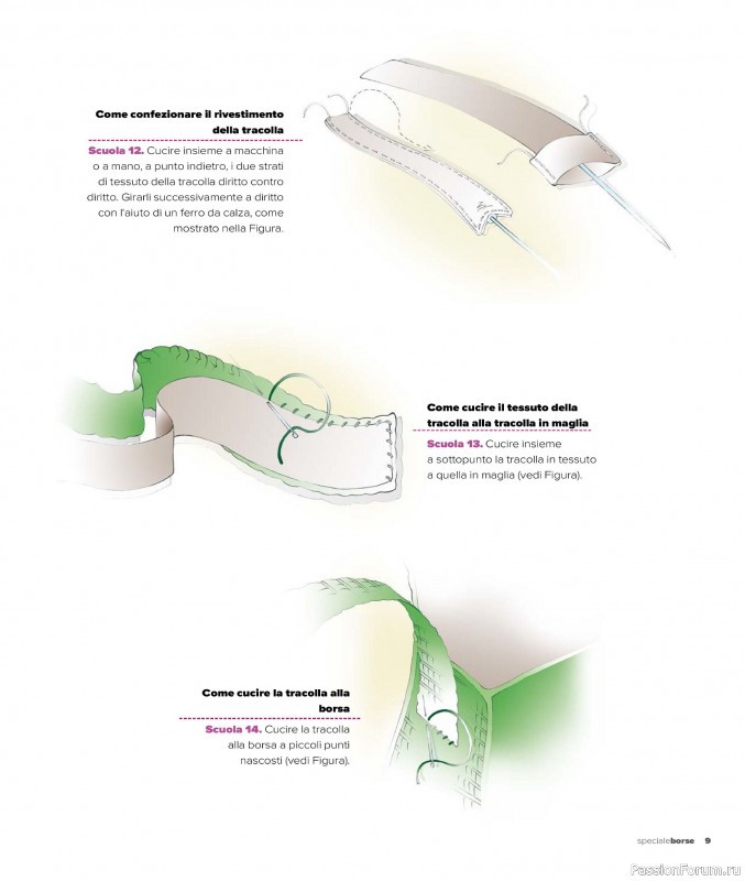 Вязаные проекты в журнале «Mani di Fata Speciale Borse - Dicembre 2025»
