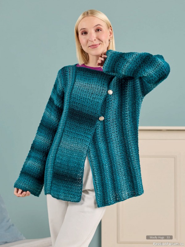 Вязаные проекты в журнале &laquo;Woolly Hugs Maschenwelt №1 2026&raquo;