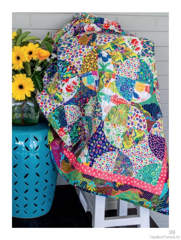 Коллекция проектов для рукодельниц в журнале «Quilters Companion №135 2025»