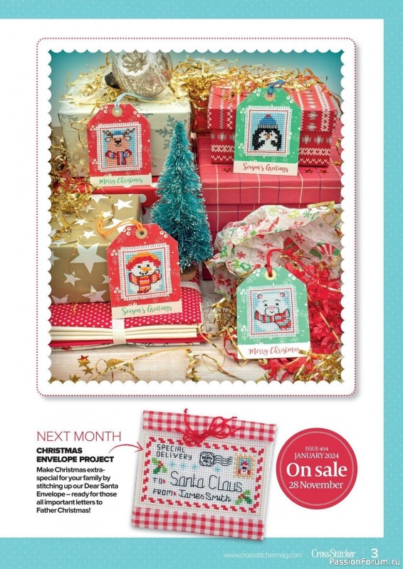 Коллекция вышивки в журнале «CrossStitcher №403 2023»