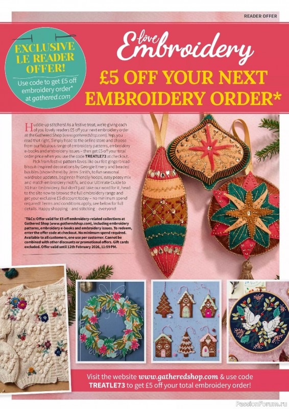 Коллекция вышивки в журнале «Love Embroidery №73 2025»