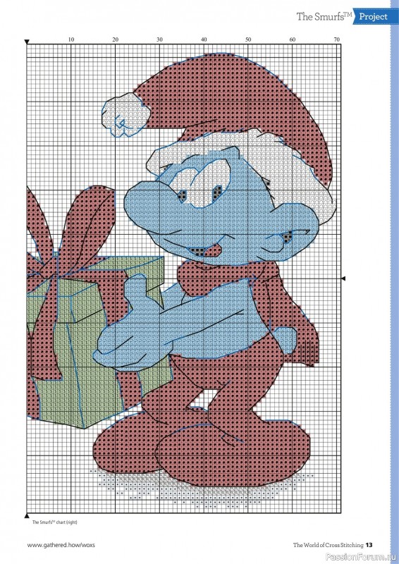 Коллекция вышивки в журнале «The World of Cross Stitching №338 2022»