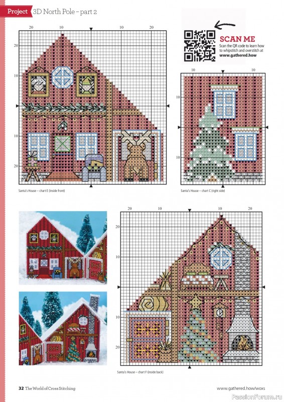 Коллекция вышивки в журнале «The World of Cross Stitching №365 2025»