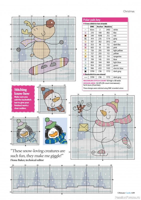 Коллекция вышивки в журнале «Ultimate CrossStitch – Cards 2026»