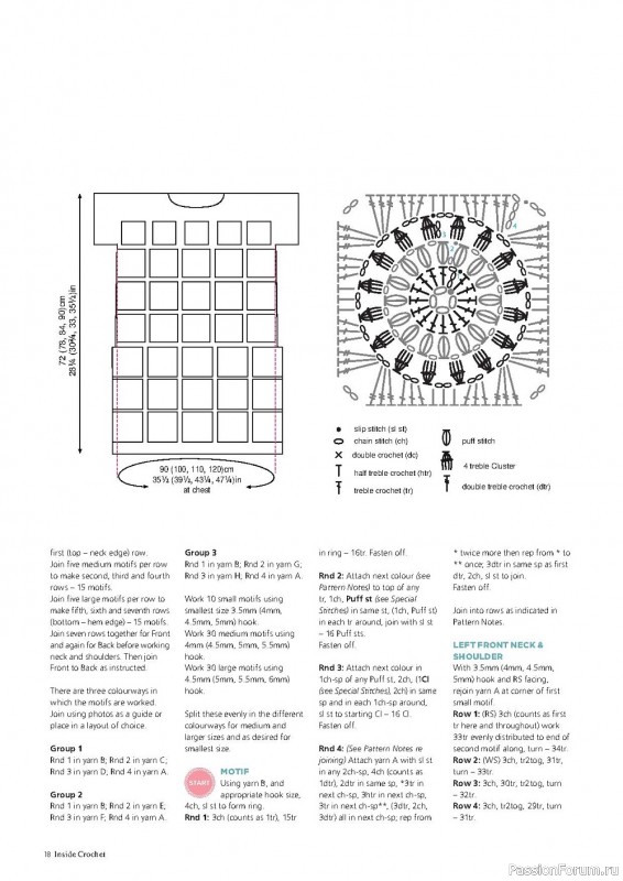 Вязаные модели крючком в журнале «Inside Crochet №146 2022»